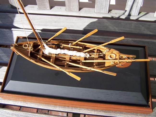 A highly detailed scale model of a 19th century whaleboat — image 3
